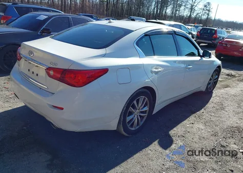 2015 Infiniti Q50 Premium from USA, damaged, VIN JN1BV7ARXFM392604